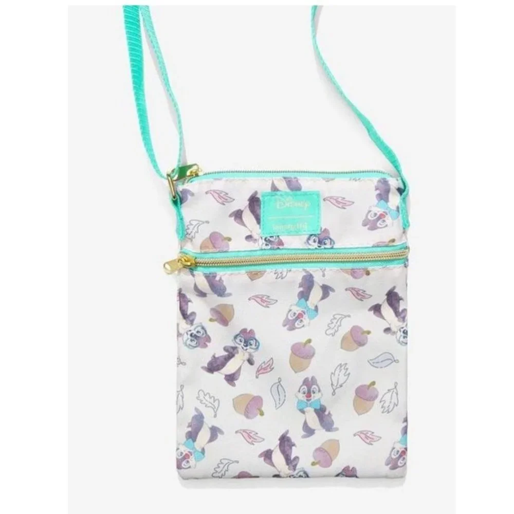 LOUNGEFLY Disney Chip and Dale Crossbody Bag NEW - Picture 3 of 3
